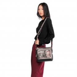 ANEKKE MADEMOISELLE SAC BANDOULIÈRE 3 COMPARTIMENTS