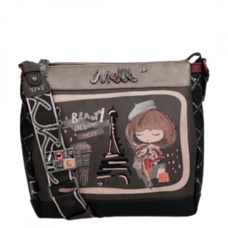 ANEKKE MADEMOISELLE SAC BANDOULIÈRE 3 COMPARTIMENTS