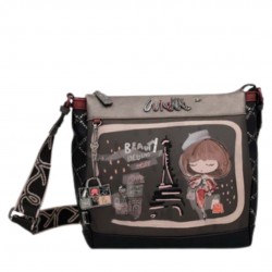 ANEKKE MADEMOISELLE SAC BANDOULIÈRE 3 COMPARTIMENTS