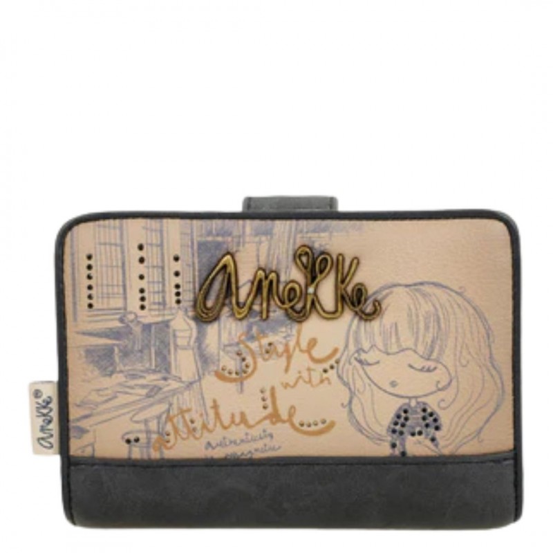 ANEKKE STUDIO PORTEFEUILLE RFID MOYEN