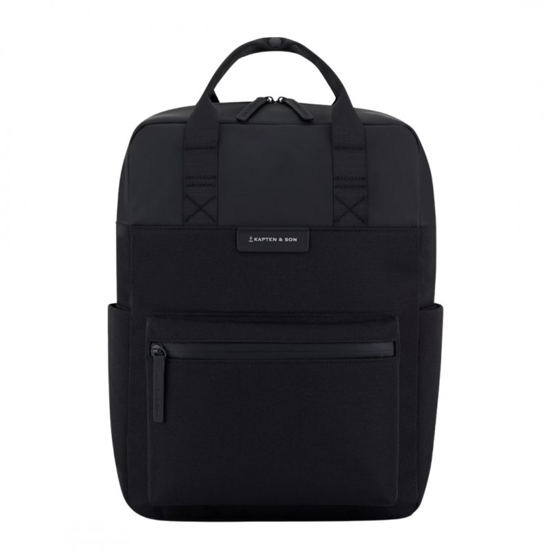 KAPTEN & SON SAC A DOS BERGEN PRO ALL BLACK