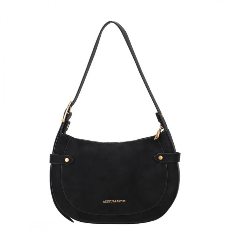 ARTHUR & ASTON MADELENA SAC ÉPAULE CROÛTE DE CUIR