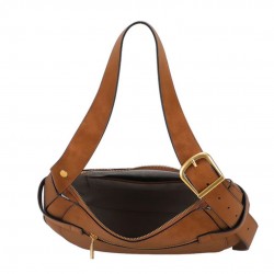 ARTHUR & ASTON MADELENA SAC ÉPAULE CROÛTE DE CUIR