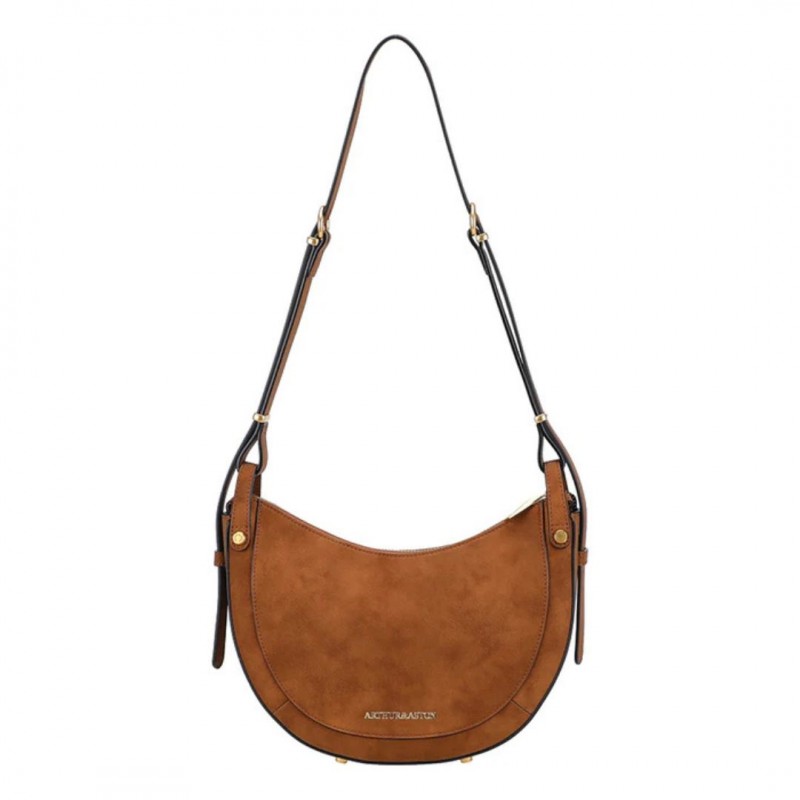 ARTHUR & ASTON MADELENA SAC ÉPAULE BANDOULIÈRE CROÛTE DE CUIR