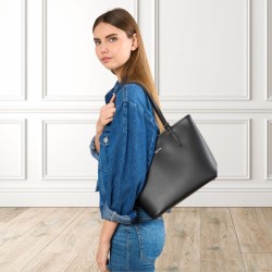 LANCASTER SMOOTH  SAC CABAS ÉPAULE