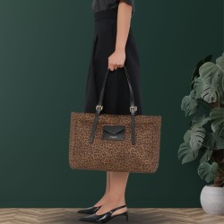 LANCASTER JUNGLE SAC CABAS ÉPAULE