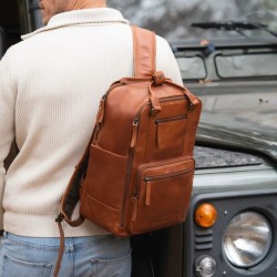 THE CHESTERFIELD BRAND  CALDEN SAC À DOS EN CUIR