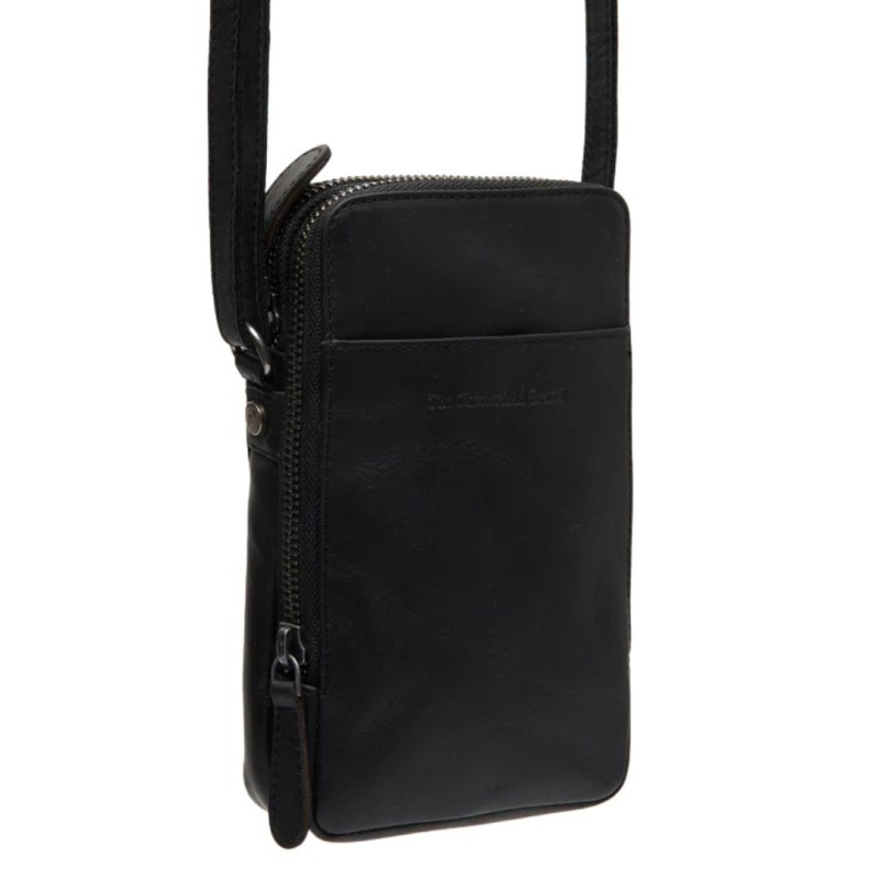 THE CHESTERFIELD BRAND ALESUND   POCHETTE DE TÉLÉPHONE EN CUIR CIRÉ