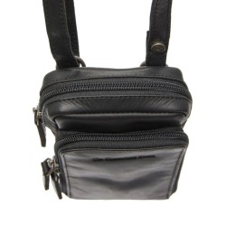 THE CHESTERFIELD BRAND VALDES POCHETTE DE TÉLÉPHONE EN CUIR  CIRÉ