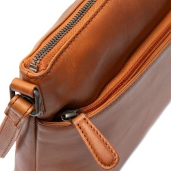 THE CHESTERFIELD BRAND DURBAN SAC BANDOULIÈRE EN CUIR CIRÉ