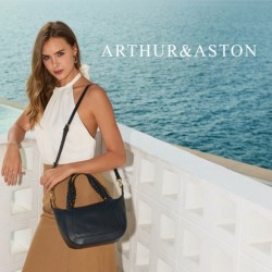 ARTHUR & ASTON  JULIETTA M SAC À MAIN CUIR VACHETTE