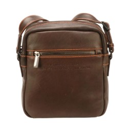 ARTHUR & ASTON PABLO SAC TRAVERS  EN CUIR PLONGÉ