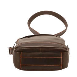 ARTHUR & ASTON PABLO SAC TRAVERS  EN CUIR PLONGÉ