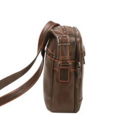 ARTHUR & ASTON PABLO SAC TRAVERS  EN CUIR PLONGÉ