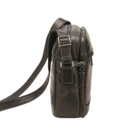 ARTHUR & ASTON PABLO SAC TRAVERS  EN CUIR PLONGÉ