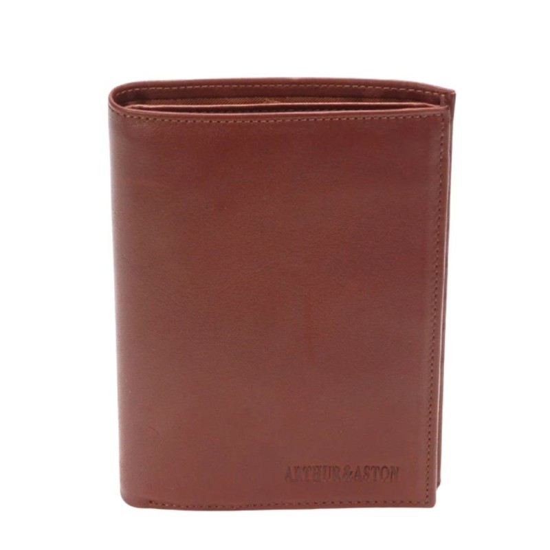 ARTHUR & ASTON PABLO PORTEFEUILLE CUIR PLONGÉ