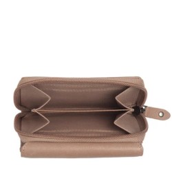 THE CHESTERFIELD BRAND PORTEFEUILLE EN CUIR TAUPE ZELAN