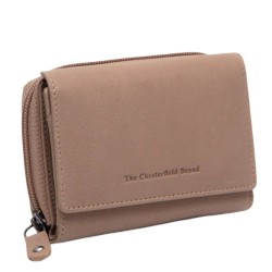 THE CHESTERFIELD BRAND PORTEFEUILLE EN CUIR TAUPE ZELAN