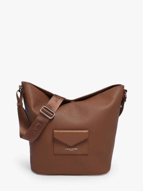 Sac Seau Maya Double KBA Marron – Lancaster Paris
