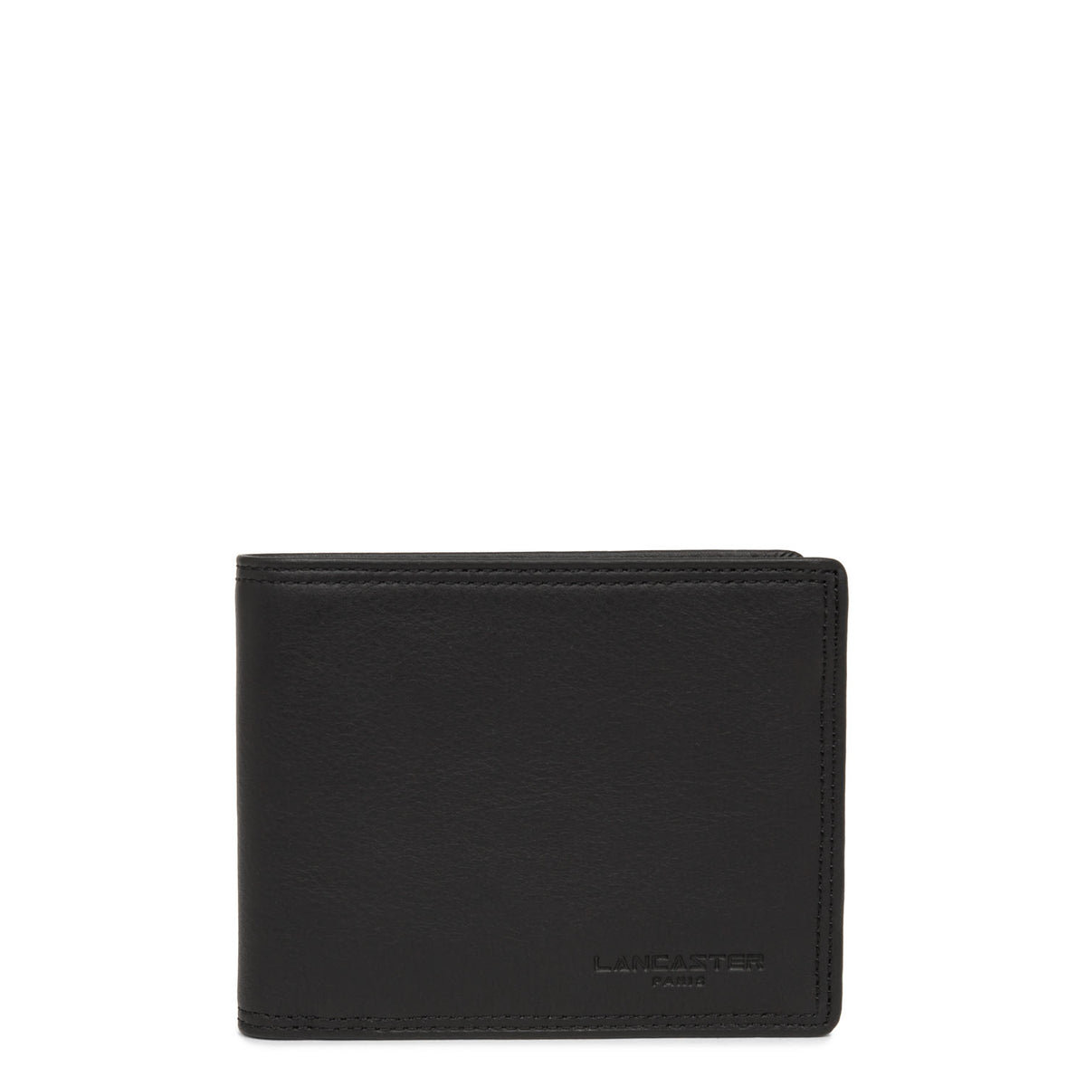 Portefeuille Italien – Cuir Soft Vintage Noir – Lancaster Paris