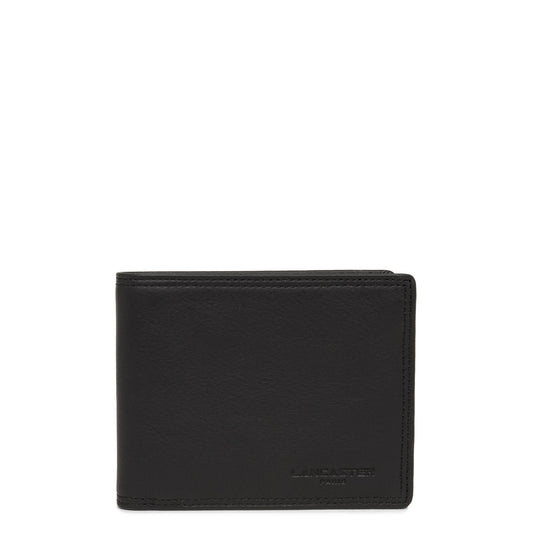 Portefeuille Italien – Cuir Soft Vintage Noir – Lancaster Paris