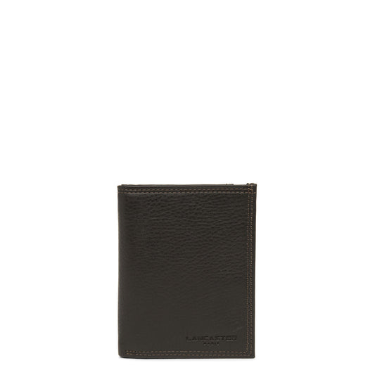 Portefeuille – Cuir Soft Vintage Marron – Petit Modèle – Lancaster Paris