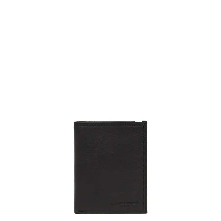 Portefeuille – Cuir Sauvage Noir – Lancaster Paris