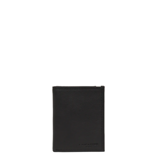 Portefeuille – Cuir Sauvage Noir – Lancaster Paris
