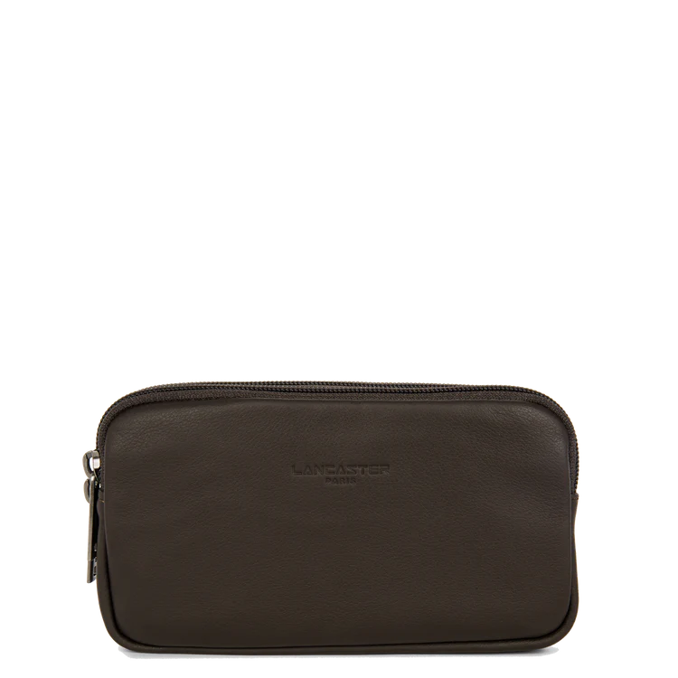 Pochette Ceinture – Cuir Sauvage Marron – Lancaster Paris
