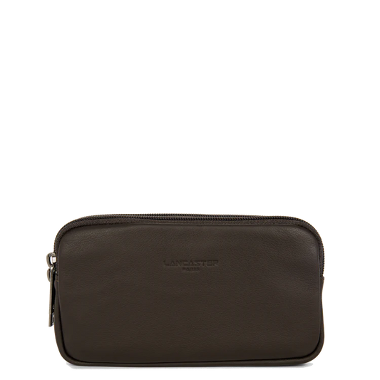 Pochette Ceinture – Cuir Sauvage Marron – Lancaster Paris