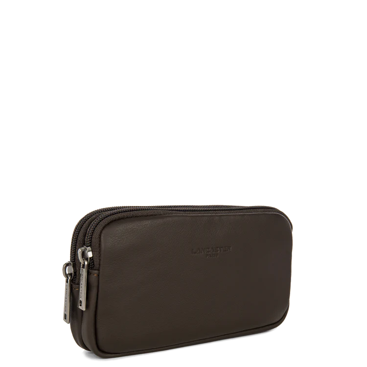 Pochette Ceinture – Cuir Sauvage Marron – Lancaster Paris