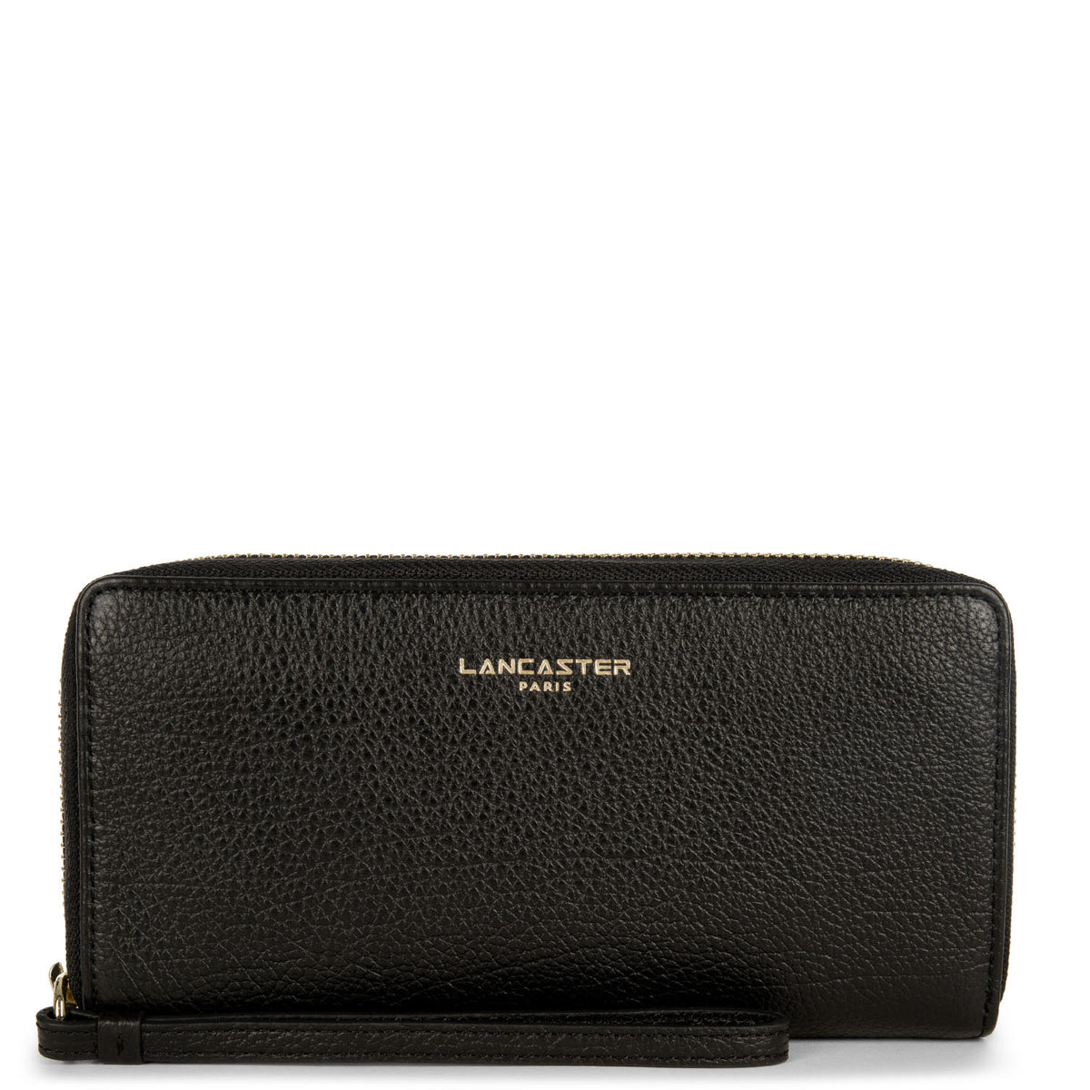 Compagnon Zippé – Cuir Dune Noir – Lancaster Paris