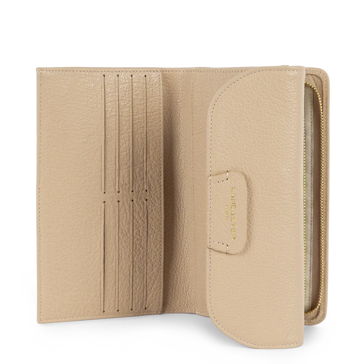 Compagnon – Cuir Dune Grainé Beige Foncé – Lancaster Paris