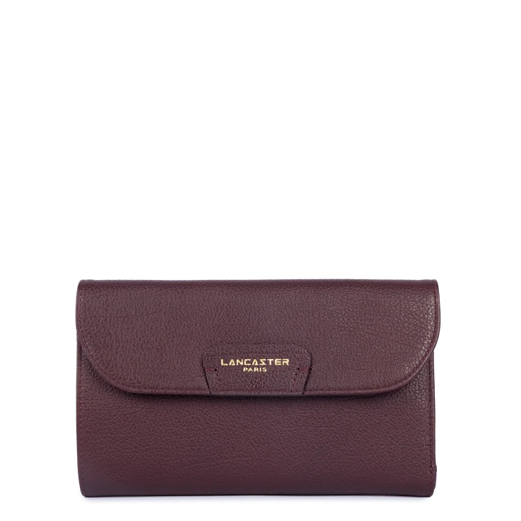Compagnon Cuir Bordeaux Foncé – Lancaster Paris