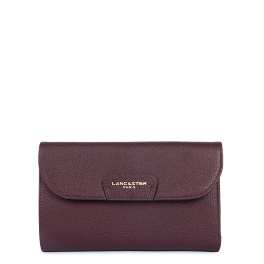 Compagnon Cuir Bordeaux Foncé – Lancaster Paris