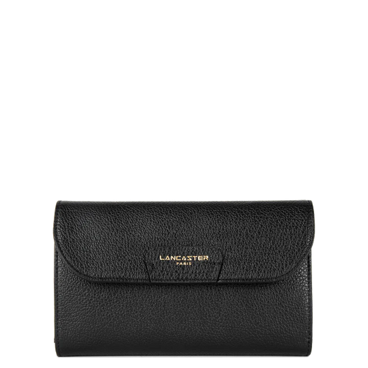 Compagnon – Cuir Dune Grainé Noir – Lancaster Paris