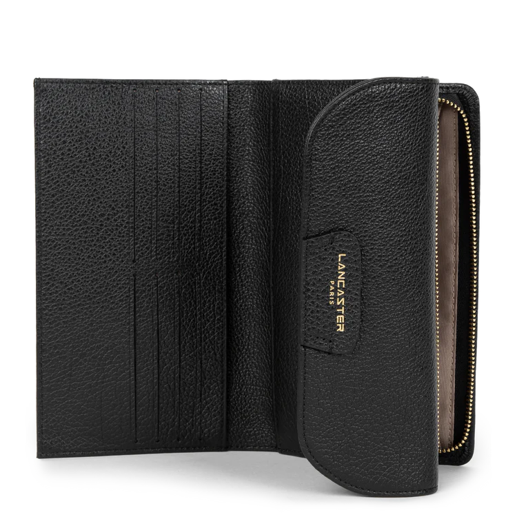 Compagnon – Cuir Dune Grainé Noir – Lancaster Paris