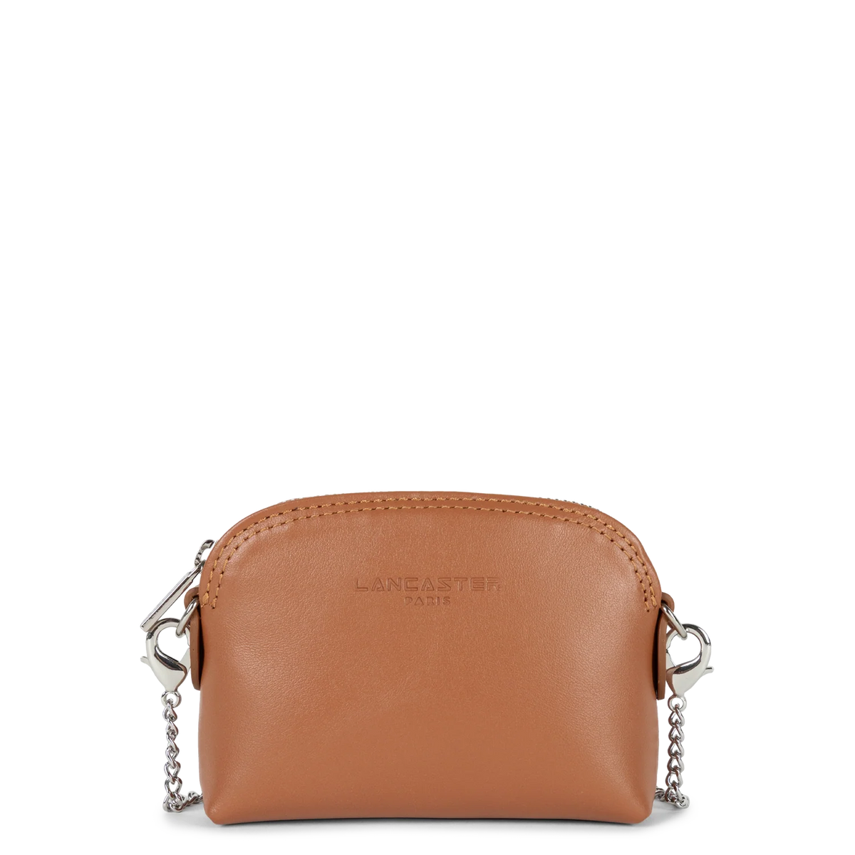 Porte-Monnaie Zippé – Cuir Paris Camel – Lancaster Paris