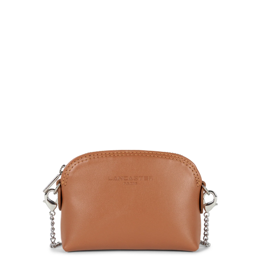 Porte-Monnaie Zippé – Cuir Paris Camel – Lancaster Paris