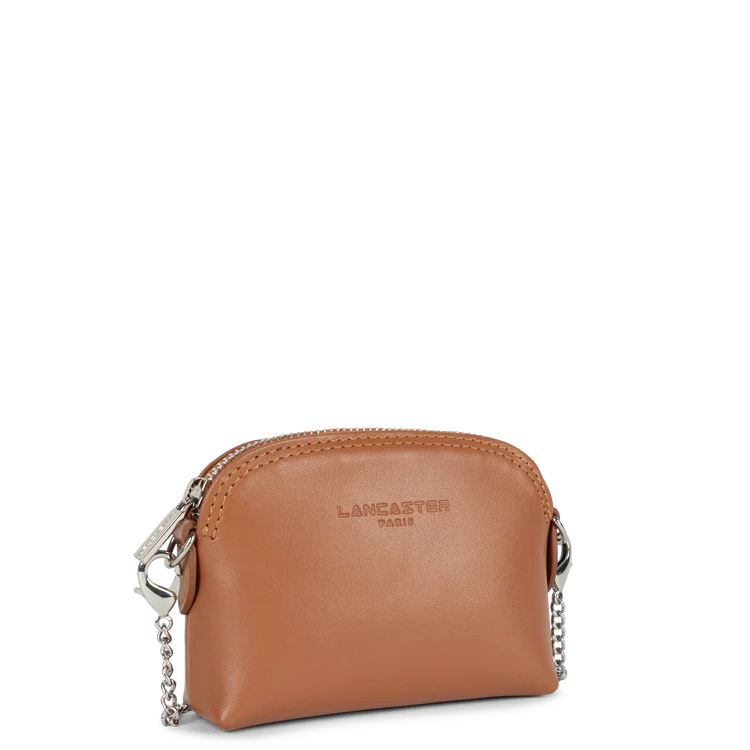 Porte-Monnaie Zippé – Cuir Paris Camel – Lancaster Paris