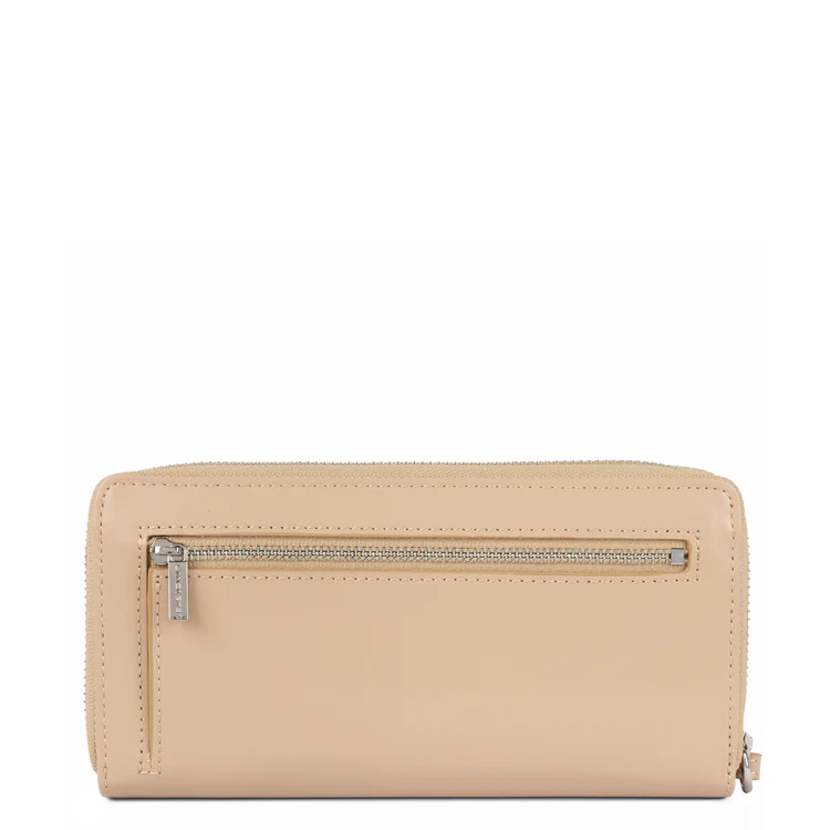 Compagnon Zippé – Cuir Paris Beige Foncé – Lancaster Paris