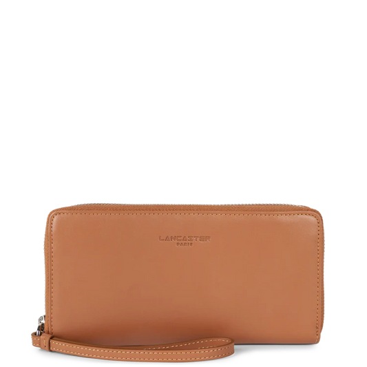 Compagnon Zippé – Cuir Paris Camel – Lancaster Paris
