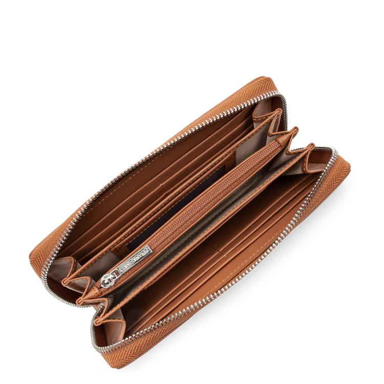 Compagnon Zippé – Cuir Paris Camel – Lancaster Paris