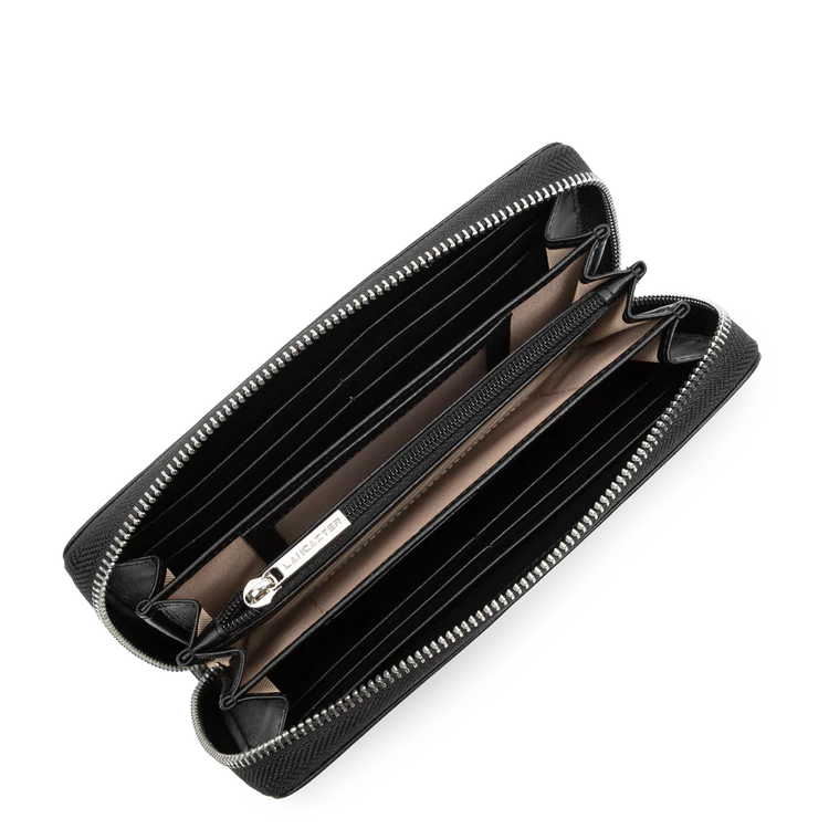 Compagnon Zippé – Cuir Paris Noir – Lancaster Paris