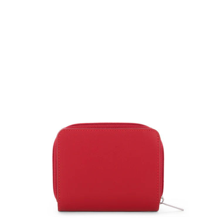 Portefeuille – Cuir Lisse Rouge – Petit Modèle – Lancaster Paris