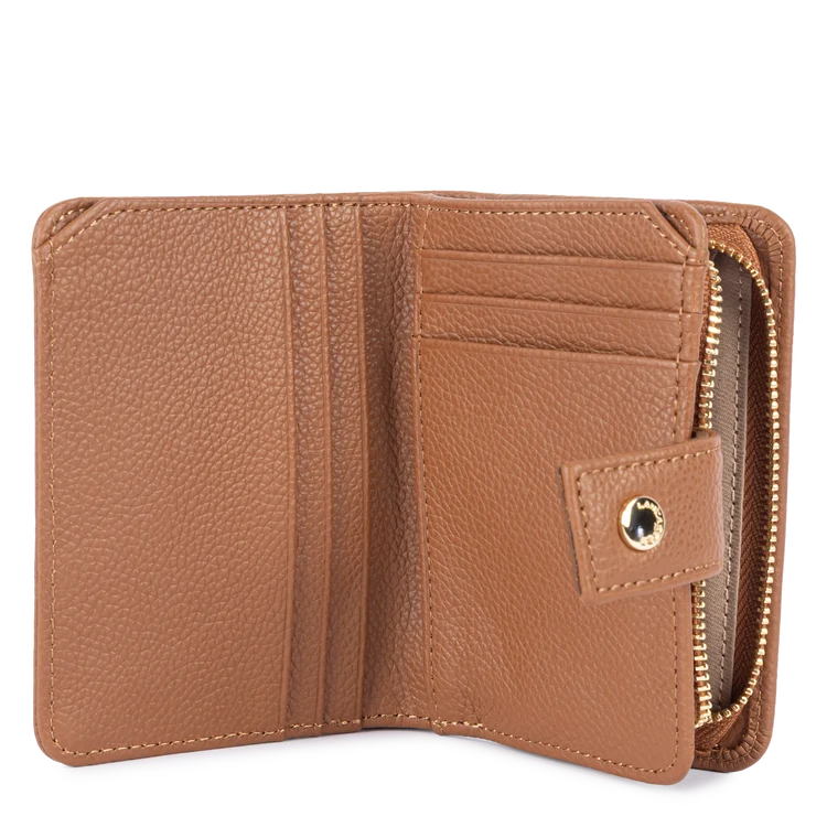 Portefeuille à Pression – Cuir Milano Ana Camel – Lancaster Paris