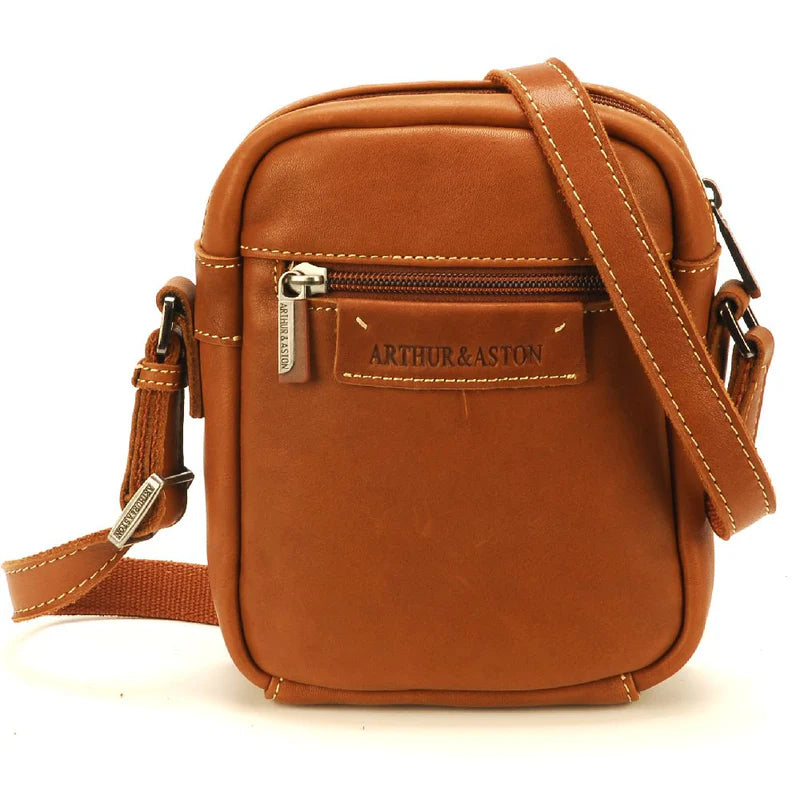 Vide-Poche Cuir de Vachette Arthur & Aston Cognac – Réf. 2028