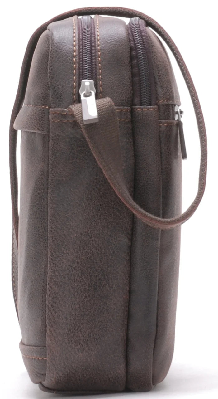 Vide-Poche Cuir Arthur & Aston Châtaigne – Grand Modèle