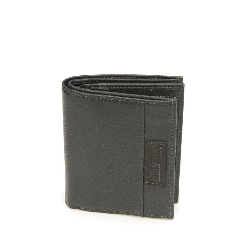 Portefeuille Cuir Vieilli Arthur & Aston Noir – Réf. 2158-127
