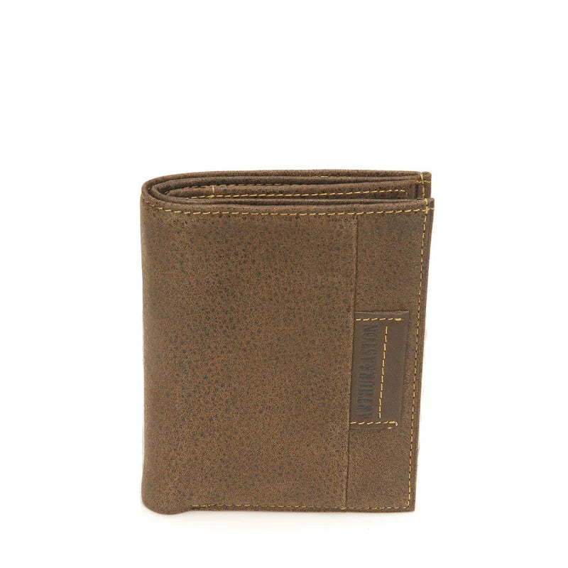 Portefeuille Format Européen Cuir Arthur & Aston Châtaigne